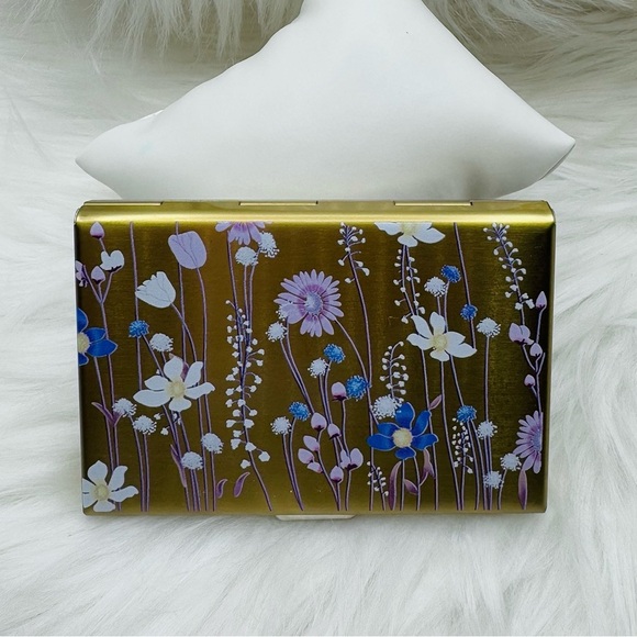 Puffer Quilted Nylon Material Hand Bag in tan with card case wallet Bundle - Picture 6 of 10